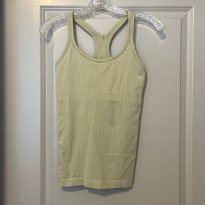 NWOT Lululemon Ebb to Street Tank dew green